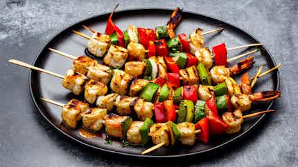 Diabetic-friendly Grilled Shrimp Skewers