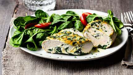Diabetic-friendly Spinach And Feta Stuffed Chicken