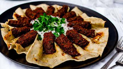 Dolmeh (spiced Lamb And Rice Stuffed Grape Leaves)