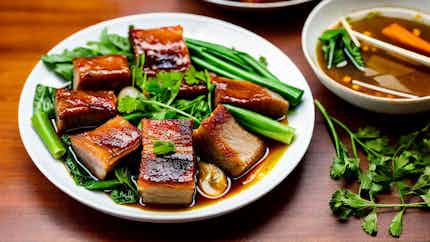 Dong Po Rou (braised Pork Belly With Preserved Vegetables)