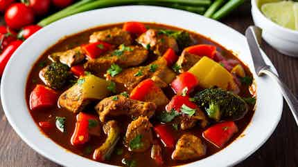 Doro Alicha (ethiopian Spiced Chicken And Vegetable Stew)