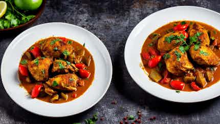 Dukon (sudanese Spiced Chicken And Tomato Curry)