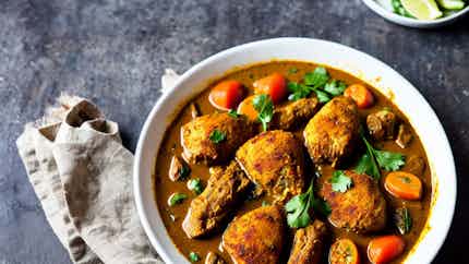 Dukon (sudanese Spiced Chicken Curry)