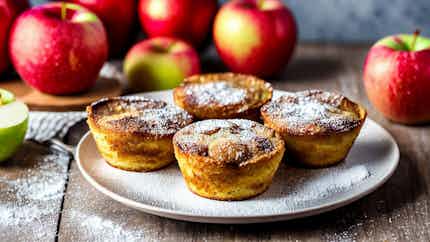 Dutch Apple Pancake Muffins