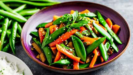 Enlightened Water Chestnut And Snow Pea Stir-fry
