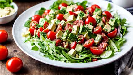Fattoush Salad with a Twist (فتوش مع لمسة جديدة)