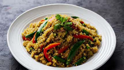 Five Elements Stir-Fried Quinoa (五行炒藜麦)