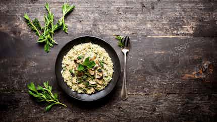 Forest Forage: Wild Mushroom Risotto With Dorset Truffle Oil