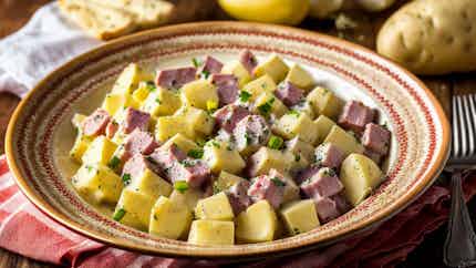 Franconian Potato And Ham Salad