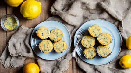 Gluten-free Lemon Poppy Seed Muffins