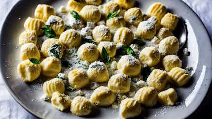 Gnocchi Cremosi Al Gorgonzola E Noci (creamy Gnocchi With Gorgonzola And Walnuts)