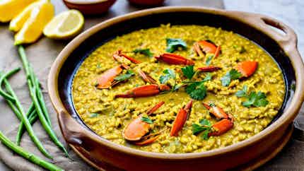 Goan Style Crab Curry Risotto