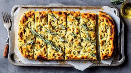 Gower's Roasted Garlic And Rosemary Focaccia