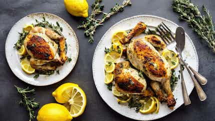 Greek Lemon Roasted Chicken