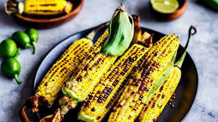 Grilled Corn with Chili Lime Butter (Jagung Bakar Rica-Rica)