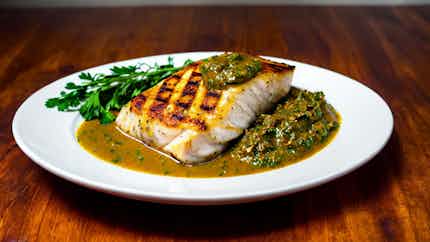 Grilled Fish With Chermoula Sauce