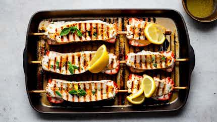 Grilled Lobster Tails With Citrus Butter