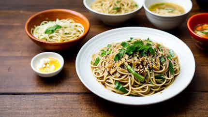 Guangdong Suan Mian (cantonese Garlic Noodles)