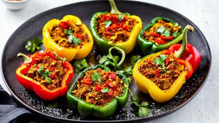 Holat (stuffed Grilled Bell Peppers)