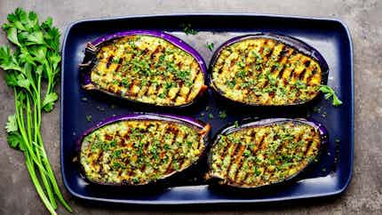 Holat (stuffed Grilled Eggplant)