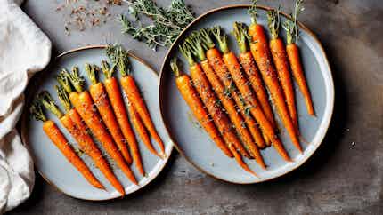 Honey Glazed Carrots With Thyme