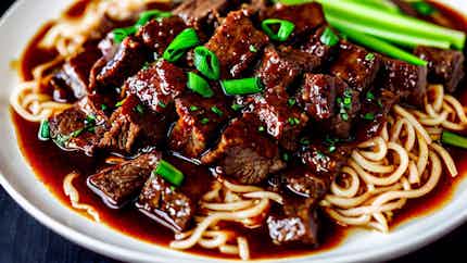 Hong Shao Niu Nan (stewed Beef Brisket In Brown Sauce)