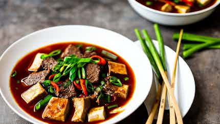 Hong Shao Niu Rou Dou Fu (braised Beef With Tofu In Brown Sauce)
