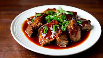 Hong Shao Zhua Pai (braised Pork Knuckles With Soy Sauce)