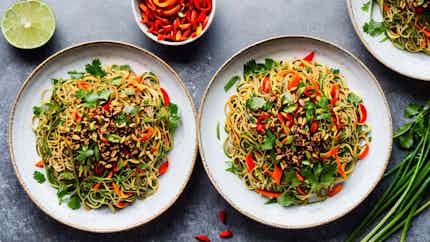 Htamin Jin Thoke (spicy Shan-style Noodle Salad)