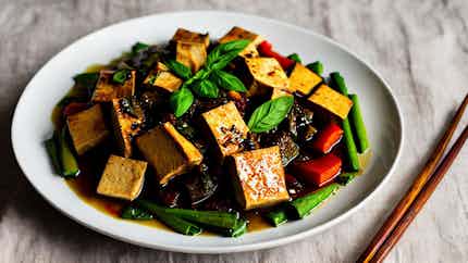 Hubei-style Braised Tofu (湖北红烧豆腐)