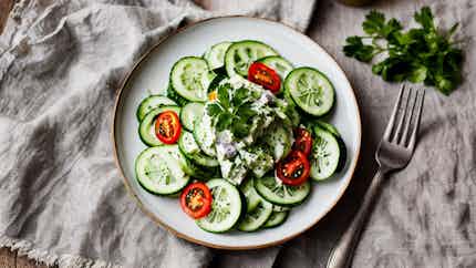 Hungarian Cucumber Salad (Uborkasaláta)