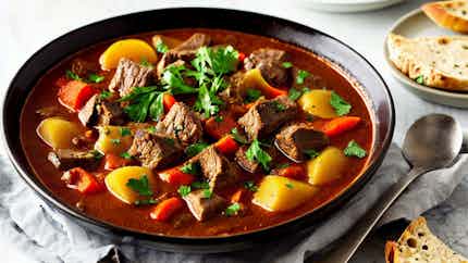 Jordanian-Style Lamb Stew (طاجن لحم بالطريقة الأردنية)