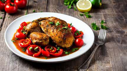 Kedjenou Delight (Slow-cooked chicken in aromatic African spices)