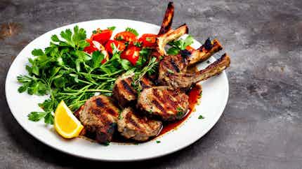 Kharouf Mashwi (lebanese Grilled Lamb Chops)
