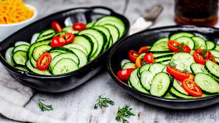 Kosher Pickled Cucumber Salad