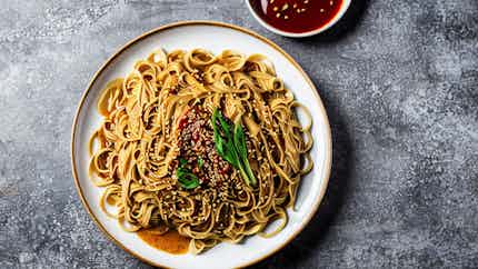 Lajiao You Mian (hand-pulled Noodles With Spicy Sauce)