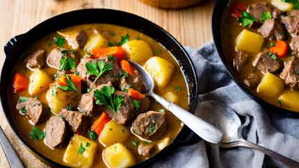Lamb and Potato Stew (Qorma-e-Dum)