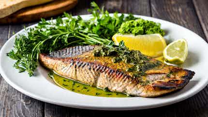 Lesotho-style Grilled Trout With Herb Butter