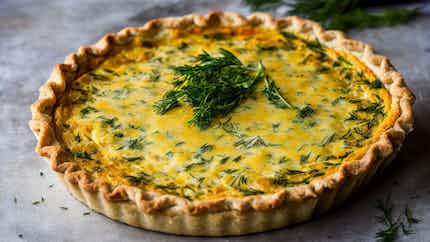 Llansteffan Smoked Salmon And Dill Quiche