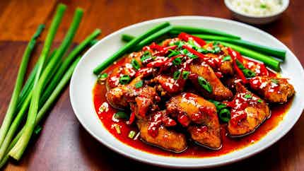 Long Hu La Zi Ji (dragon's Breath Spicy Chicken)