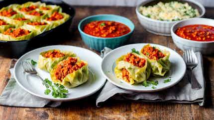Low-carb Stuffed Cabbage Rolls