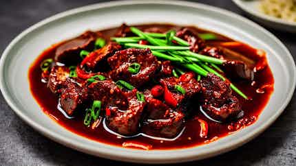 Ma La Ya Xue (spicy Braised Duck Blood)