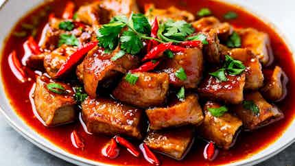Ma La Zhu Jiao (spicy Braised Pork Trotters)
