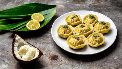Majuro (breadfruit Dumplings In Coconut Milk)