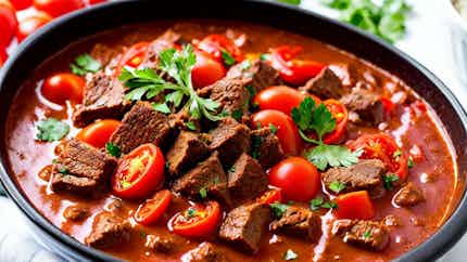 Makbous (sudanese Spiced Beef And Tomato Stew)