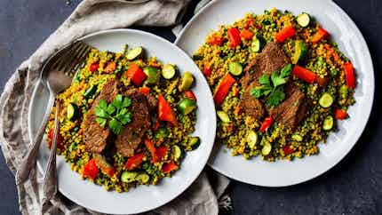 Mauritanian Spiced Beef And Vegetable Couscous