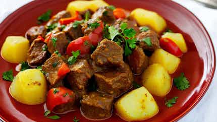 Mchuzi Wa Nyama Na Viazi (tanzanian Beef And Potato Curry)