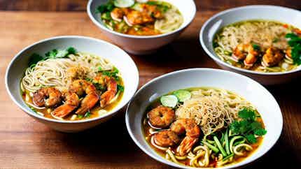 Mee Bandung Muar (Muar-style Spicy Noodle Soup)