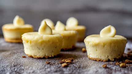 Mini Cheesecakes With Vanilla Wafers
