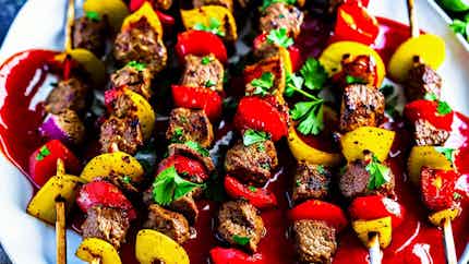 Moroccan Spiced Beef Kebabs (Brochettes de Bœuf aux Épices Marocaines)